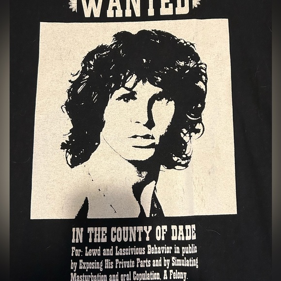 Rare Bootleg Jim Morrison T-Shirt XL - Picture 6 of 7